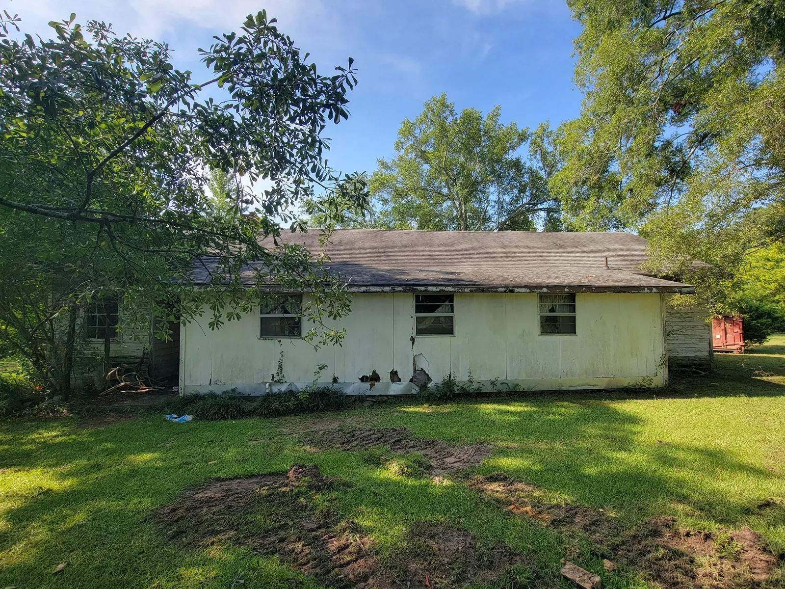 Old house before demolition day